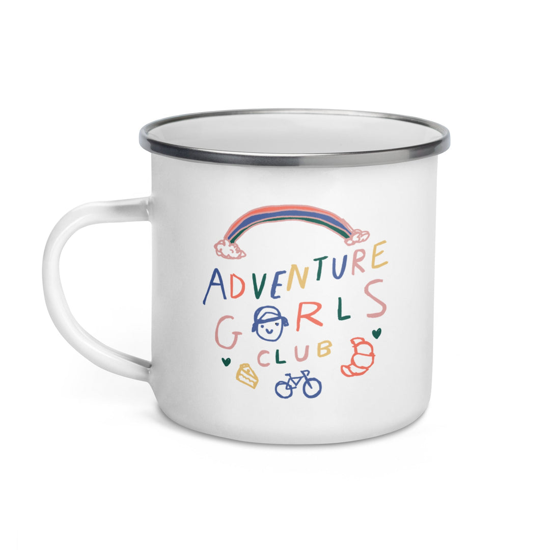 'Adventure Gorls Club' Camping Mug - THE FUN SHOP by Tegan