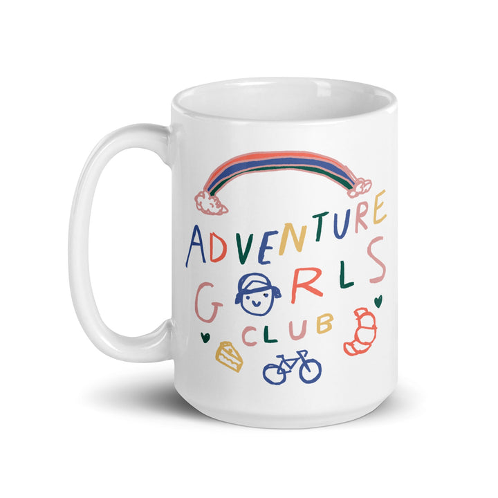 'Adventure Gorls Club' Ceramic Mug - The Fun Shop by Tegan