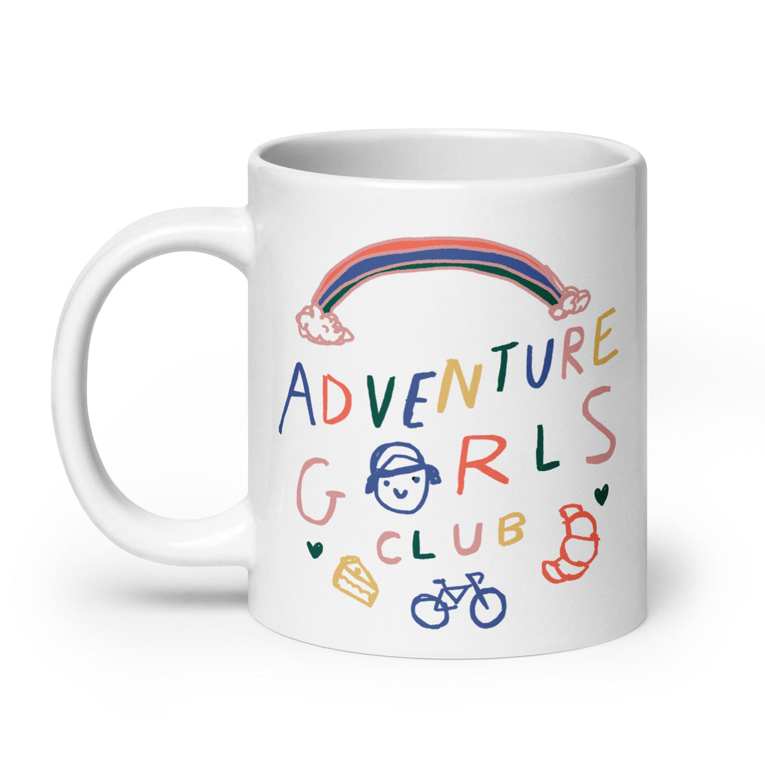 'Adventure Gorls Club' Ceramic Mug - The Fun Shop by Tegan
