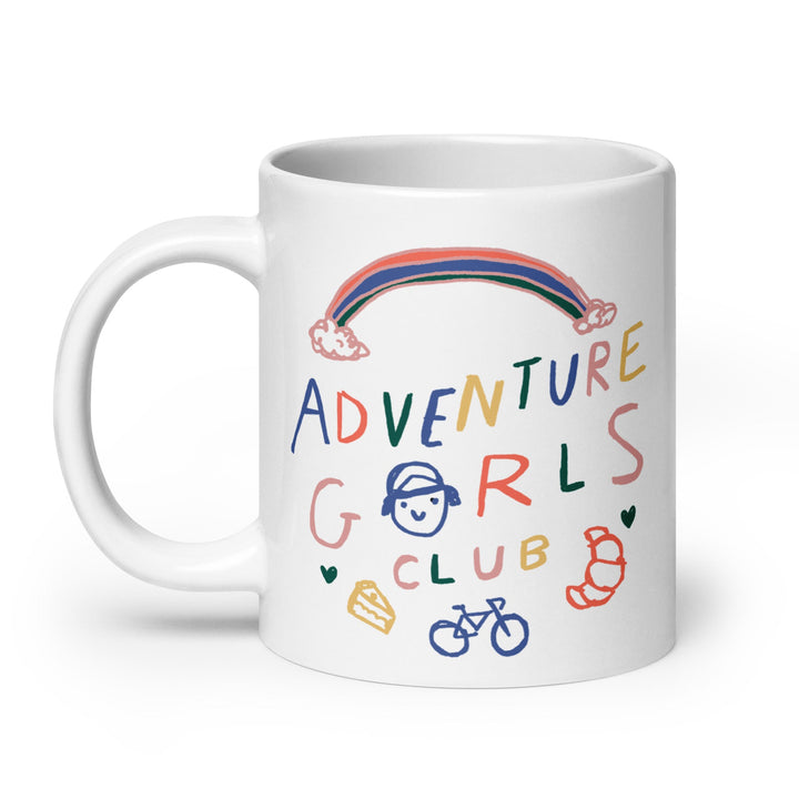 'Adventure Gorls Club' Ceramic Mug - The Fun Shop by Tegan