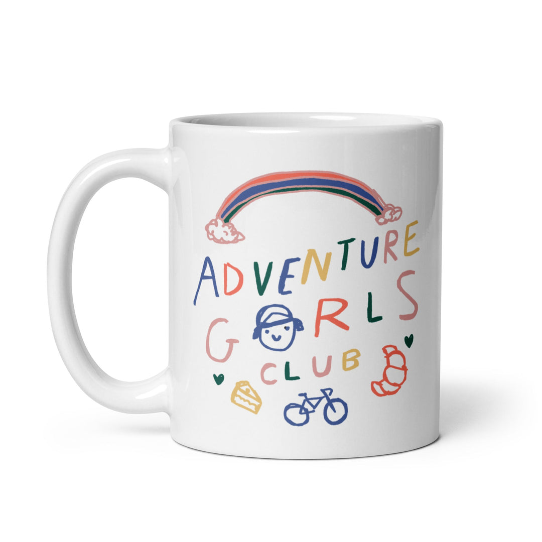 'Adventure Gorls Club' Ceramic Mug - The Fun Shop by Tegan