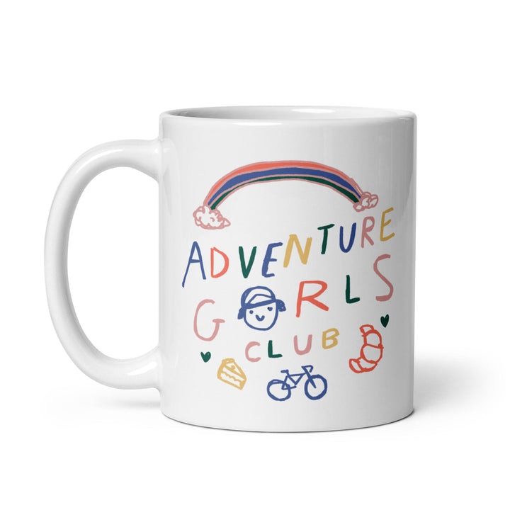 'Adventure Gorls Club' Ceramic Mug - The Fun Shop by Tegan