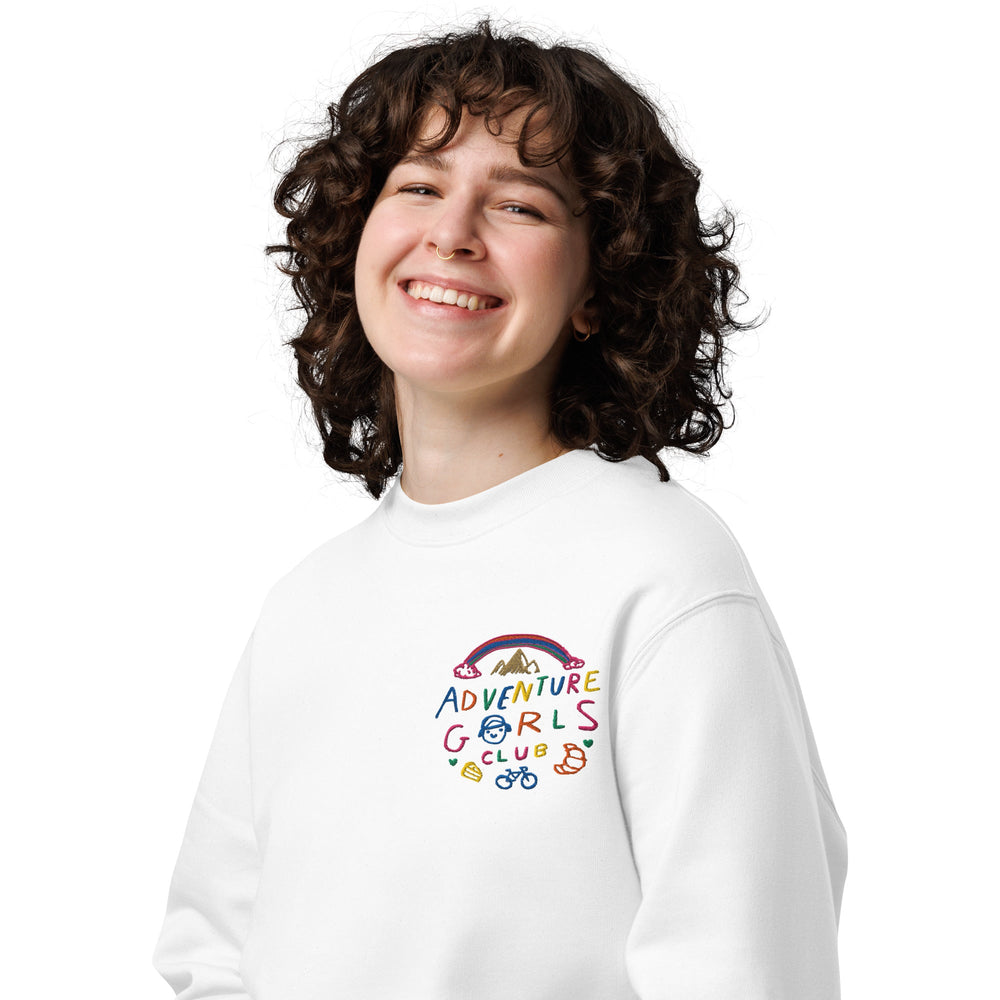 'Adventure Gorls Club' Organic Cotton Sweatshirt - The Fun Shop by Tegan