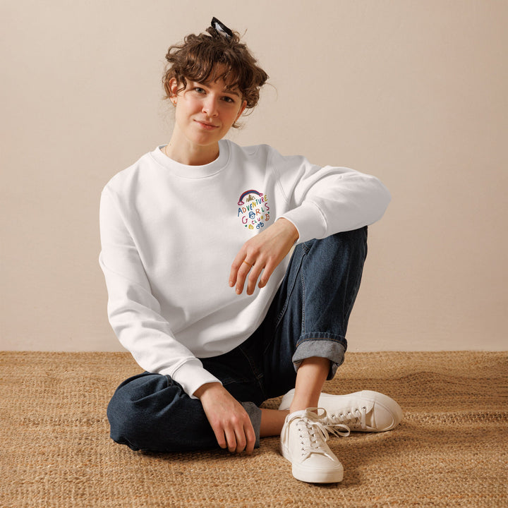 'Adventure Gorls Club' Organic Cotton Sweatshirt - The Fun Shop by Tegan