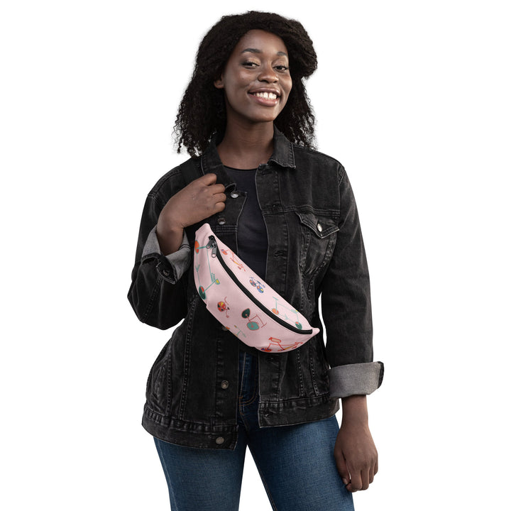 'Badly Drawn Bikes' Hip Bag - THE FUN SHOP by Tegan
