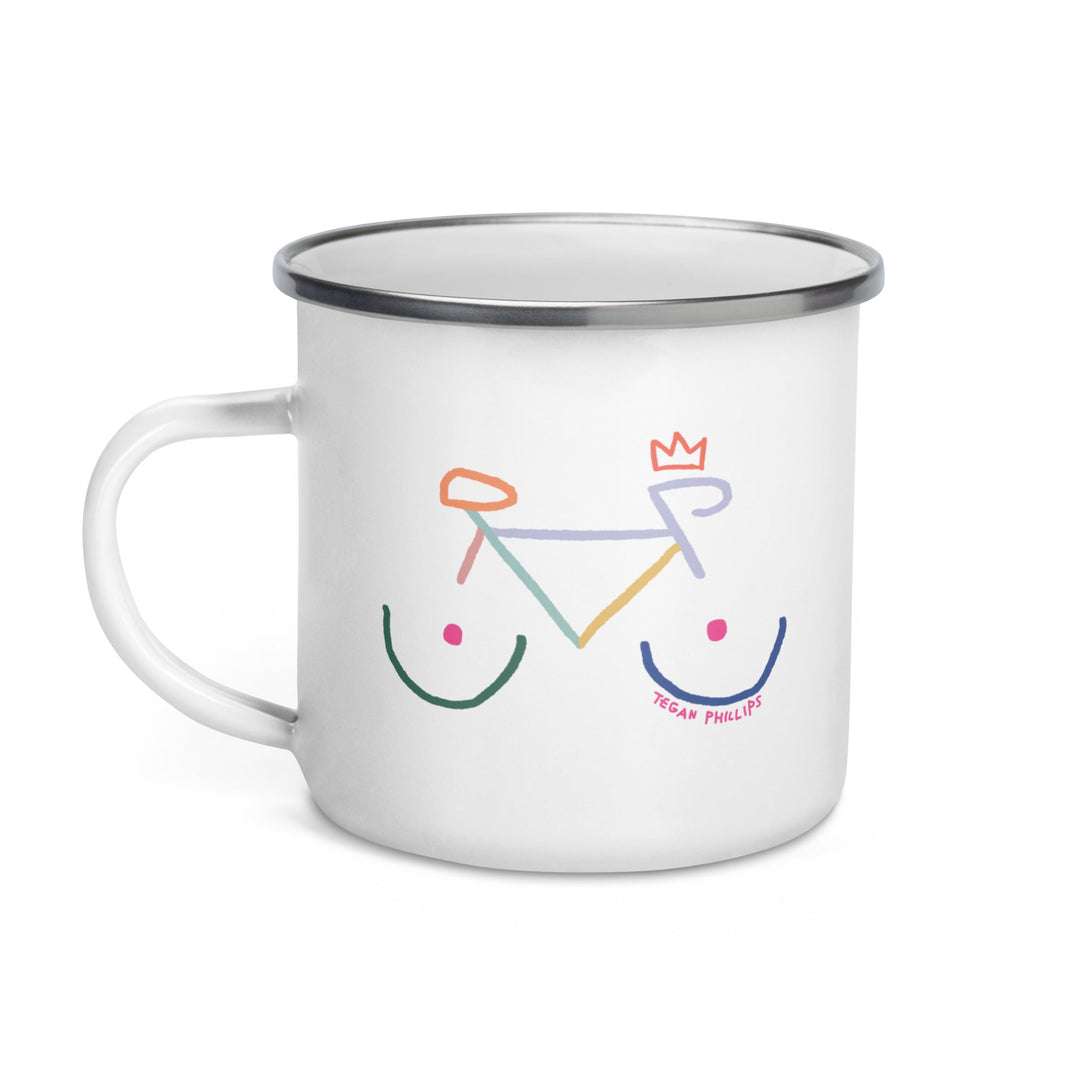 'Bike Rack' Camping Mug - THE FUN SHOP by Tegan