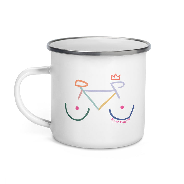 'Bike Rack' Camping Mug - THE FUN SHOP by Tegan