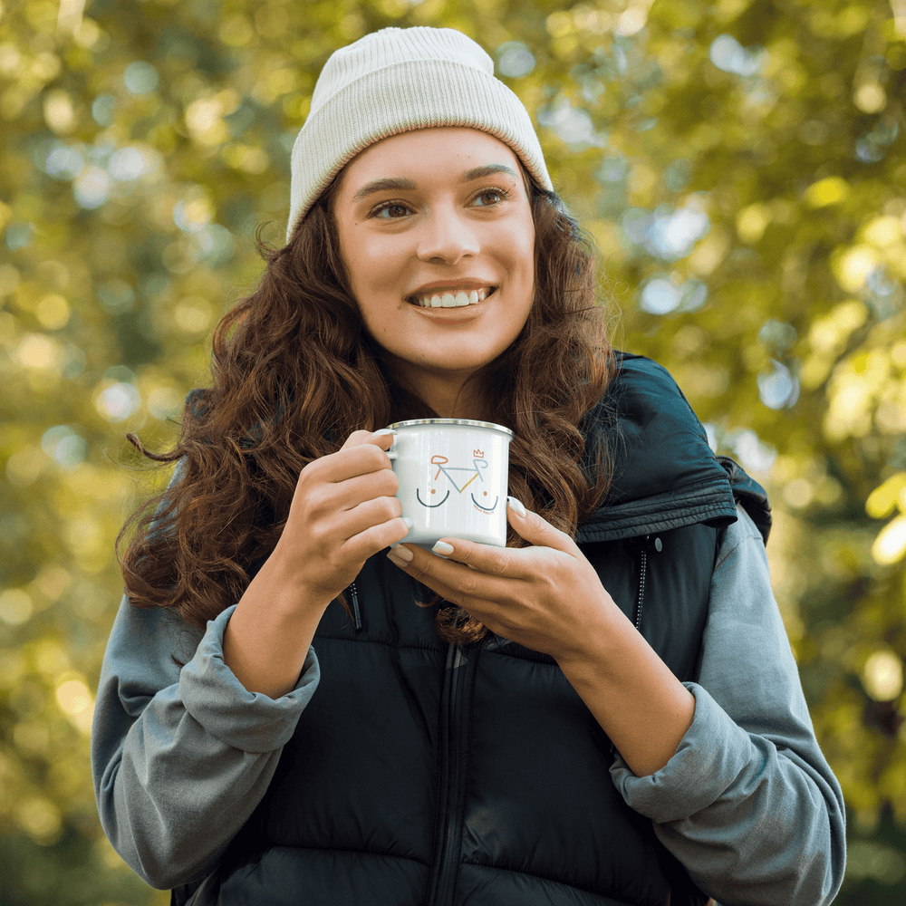 'Bike Rack' Camping Mug - THE FUN SHOP by Tegan