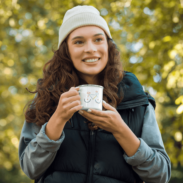 'Bike Rack' Camping Mug - THE FUN SHOP by Tegan