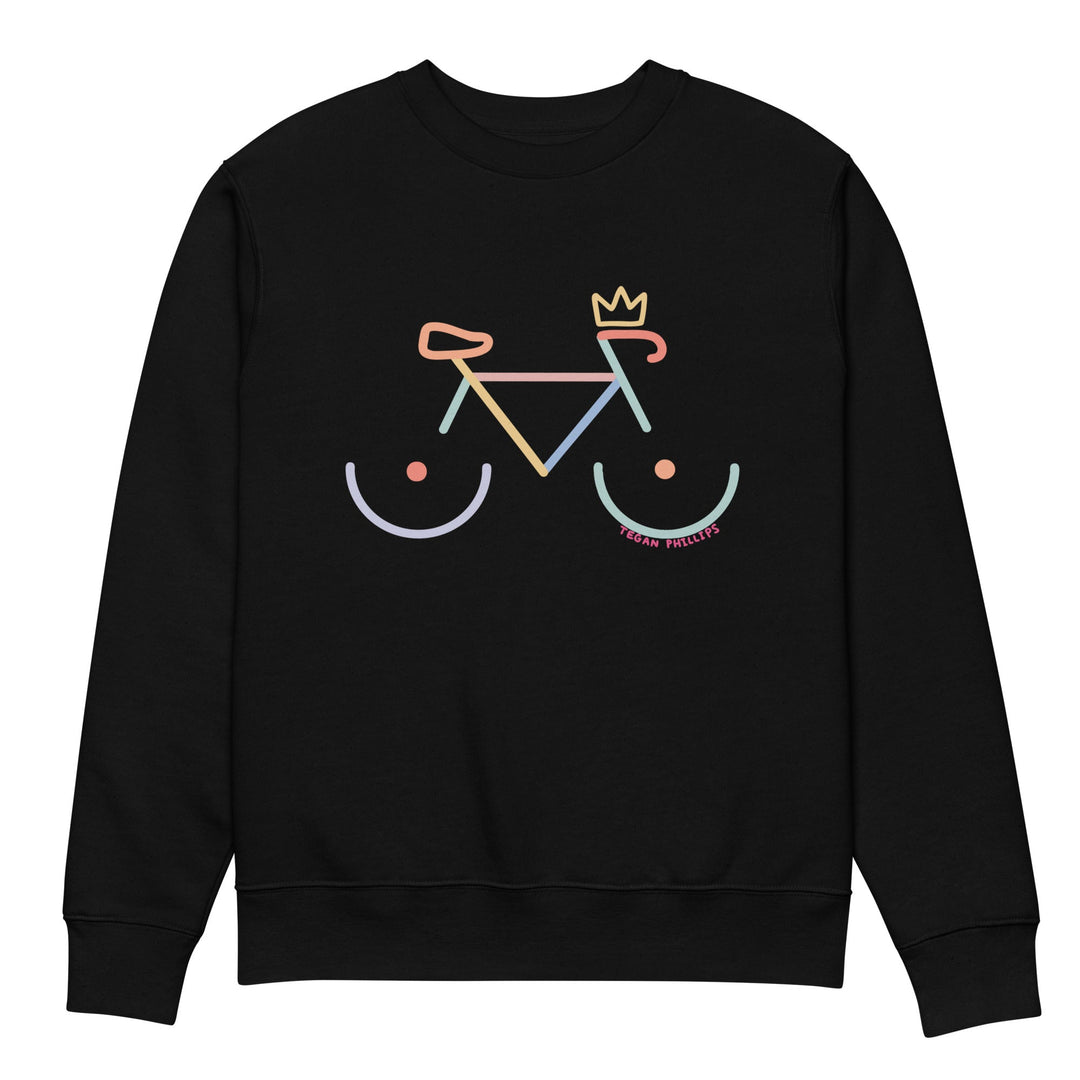 'Bike Rack: Colour' Organic Cotton Sweatshirt - The Fun Shop by Tegan