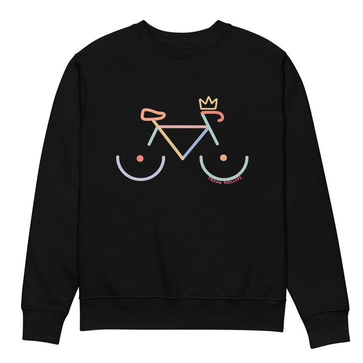 'Bike Rack: Colour' Organic Cotton Sweatshirt - The Fun Shop by Tegan