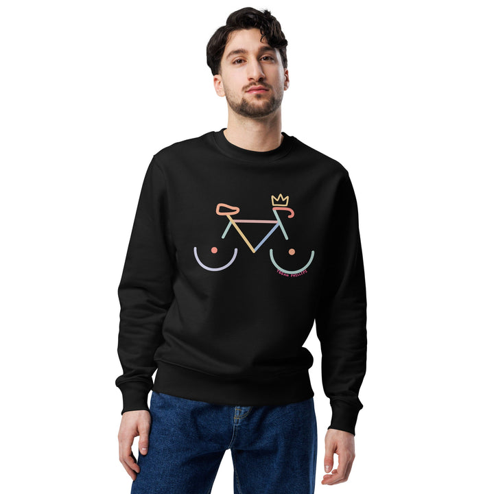 'Bike Rack: Colour' Organic Cotton Sweatshirt - The Fun Shop by Tegan