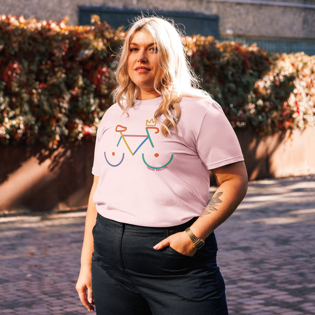 'Bike Rack: Colour' Organic Cotton Tee - The Fun Shop by Tegan