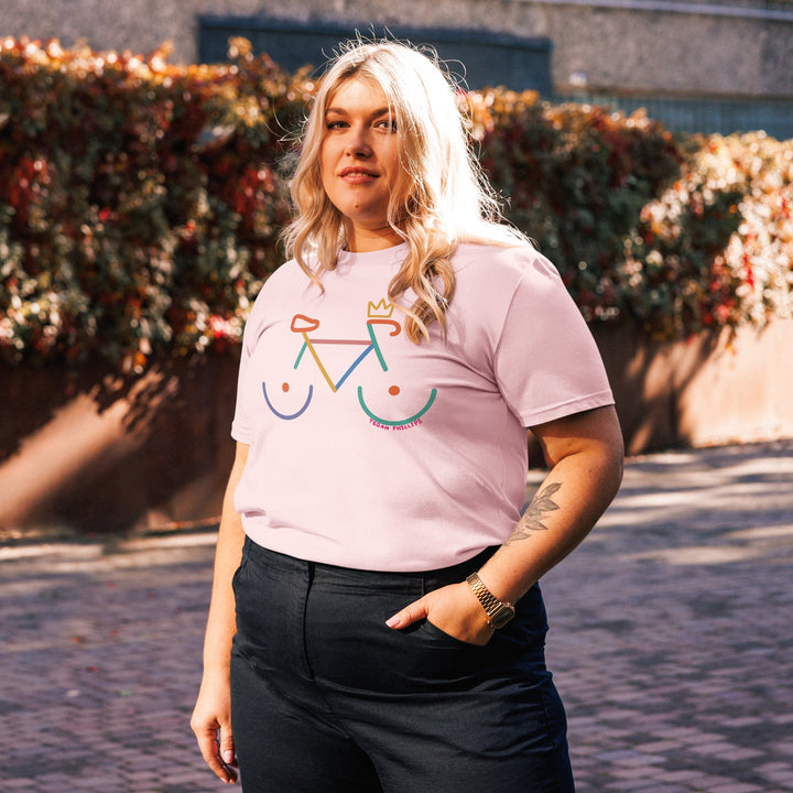 'Bike Rack: Colour' Organic Cotton Tee - The Fun Shop by Tegan