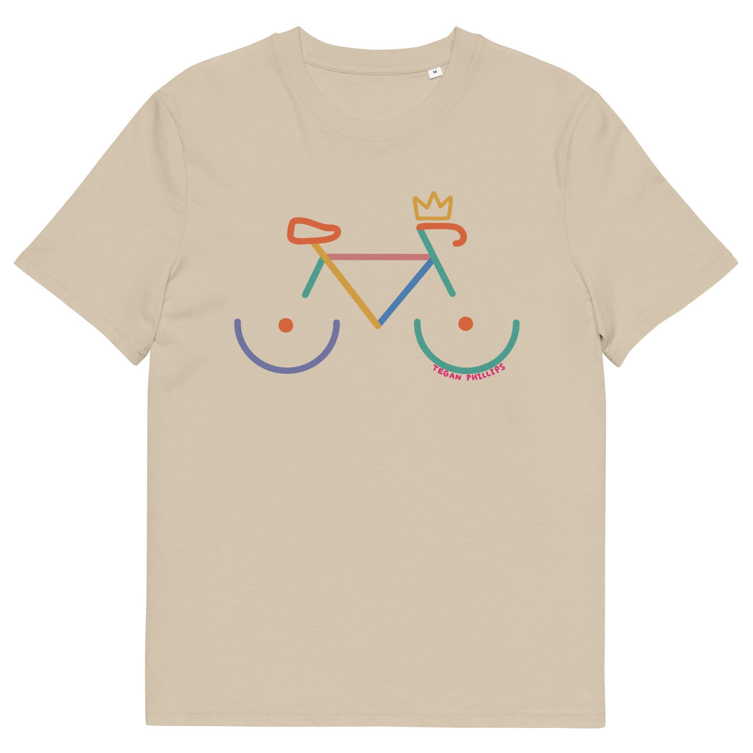 'Bike Rack: Colour' Organic Cotton Tee - The Fun Shop by Tegan