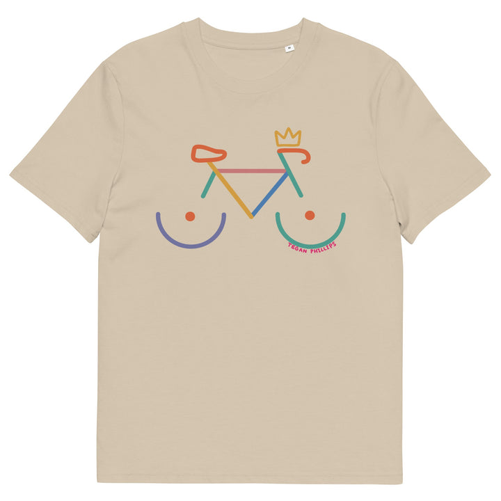 'Bike Rack: Colour' Organic Cotton Tee - The Fun Shop by Tegan