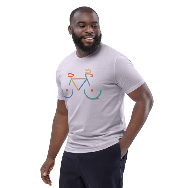 'Bike Rack: Colour' Organic Cotton Tee - The Fun Shop by Tegan
