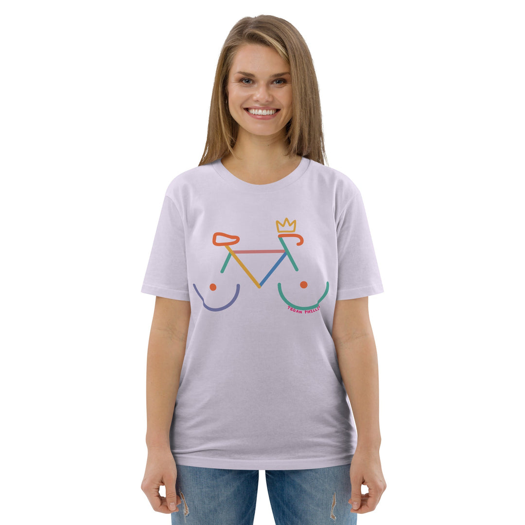 'Bike Rack: Colour' Organic Cotton Tee - The Fun Shop by Tegan
