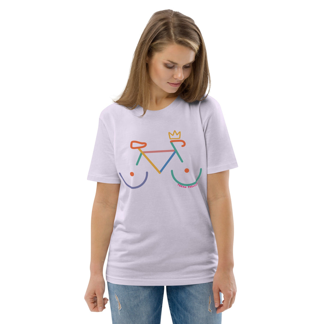'Bike Rack: Colour' Organic Cotton Tee - The Fun Shop by Tegan