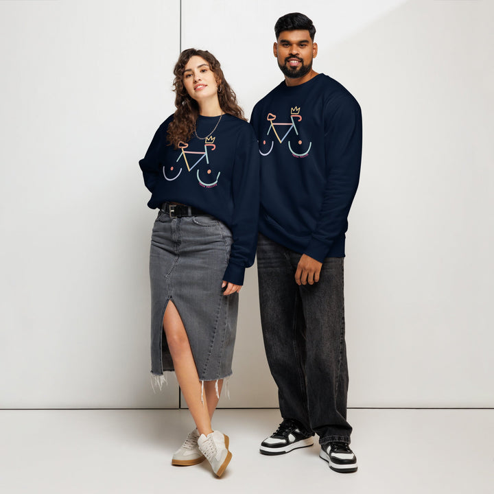 'Bike Rack: Colour' Organic Sweatshirt - The Fun Shop by Tegan
