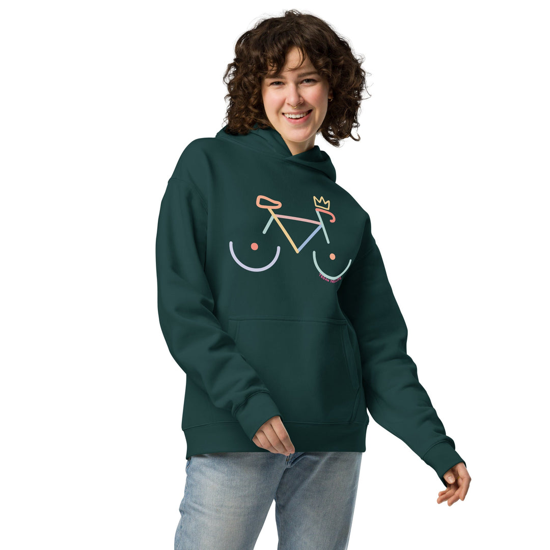 'Bike Rack: Colour' Oversized Hoodie - The Fun Shop by Tegan