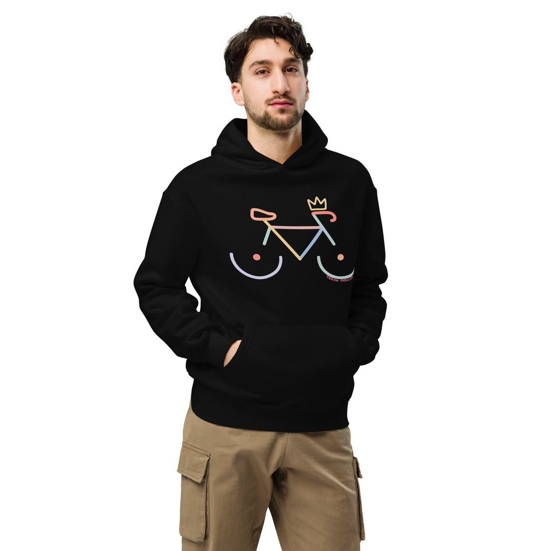 'Bike Rack: Colour' Oversized Hoodie - The Fun Shop by Tegan