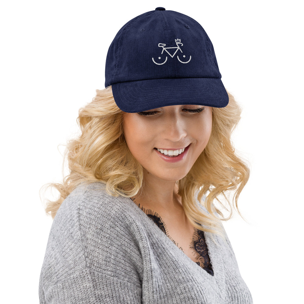 'Bike Rack' Corduroy Cap - The Fun Shop by Tegan