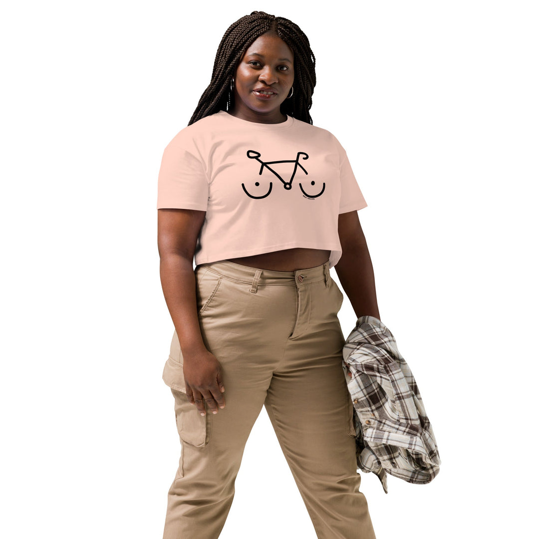 'Bike Rack' Crop Tee - THE FUN SHOP by Tegan