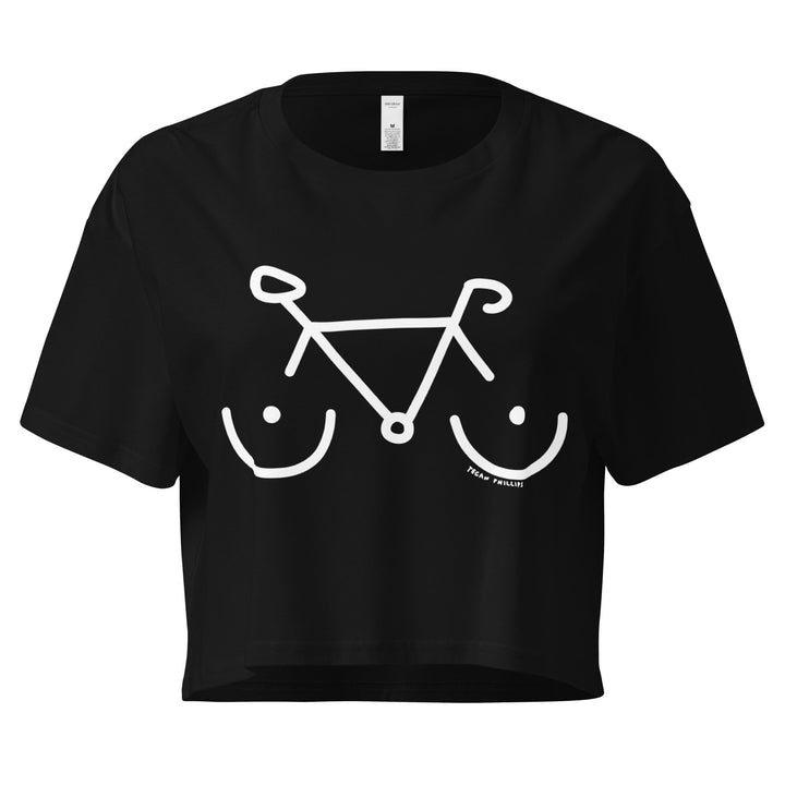'Bike Rack' Crop Tee - THE FUN SHOP by Tegan