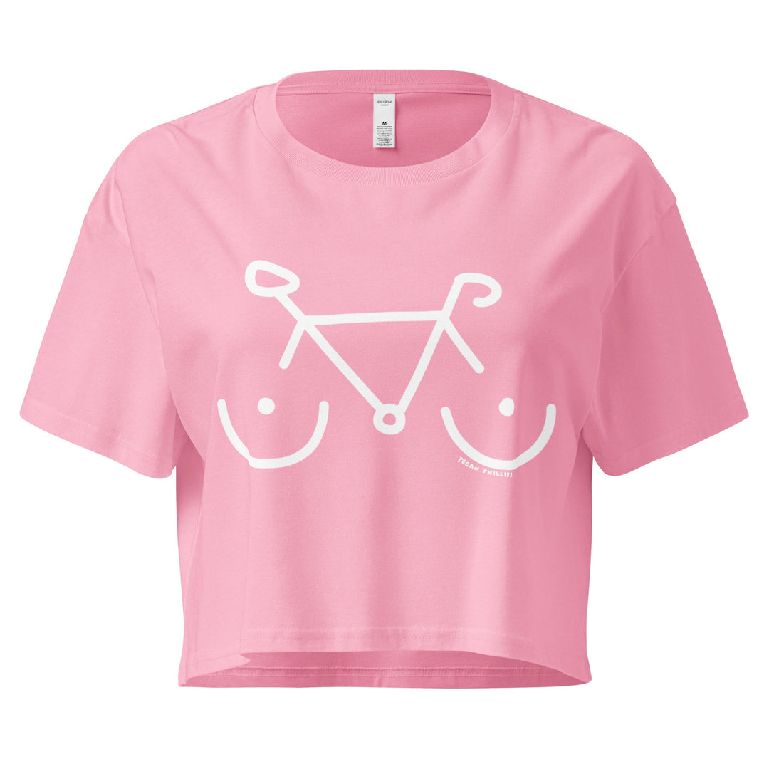 'Bike Rack' Crop Tee - THE FUN SHOP by Tegan