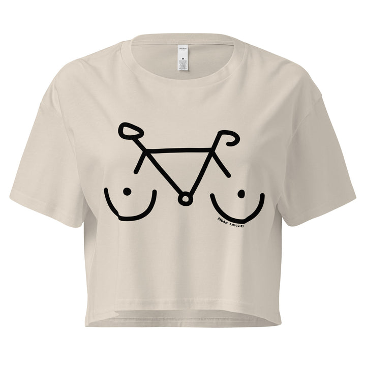 'Bike Rack' Crop Tee - THE FUN SHOP by Tegan