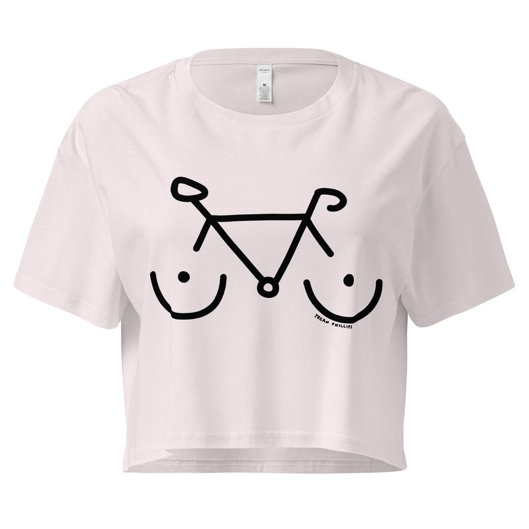 'Bike Rack' Crop Tee - THE FUN SHOP by Tegan