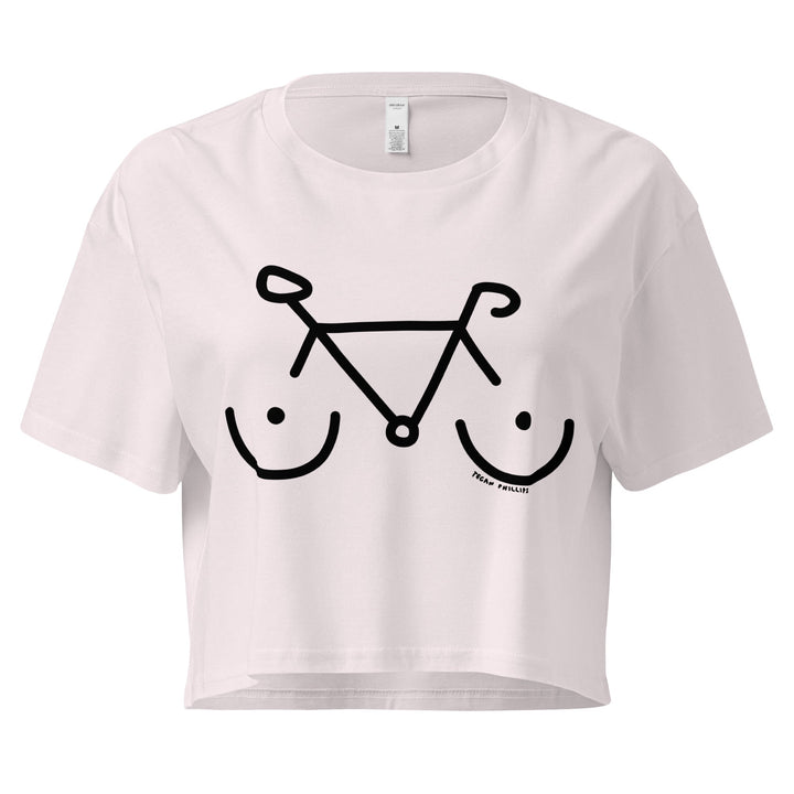'Bike Rack' Crop Tee - THE FUN SHOP by Tegan