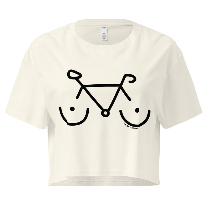 'Bike Rack' Crop Tee - THE FUN SHOP by Tegan