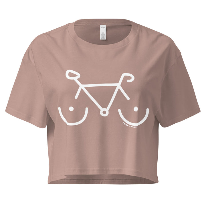 'Bike Rack' Crop Tee - THE FUN SHOP by Tegan