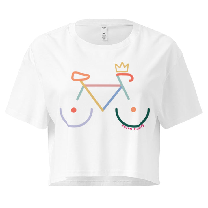 'Bike Rack' Crop Tee - Colour - THE FUN SHOP by Tegan