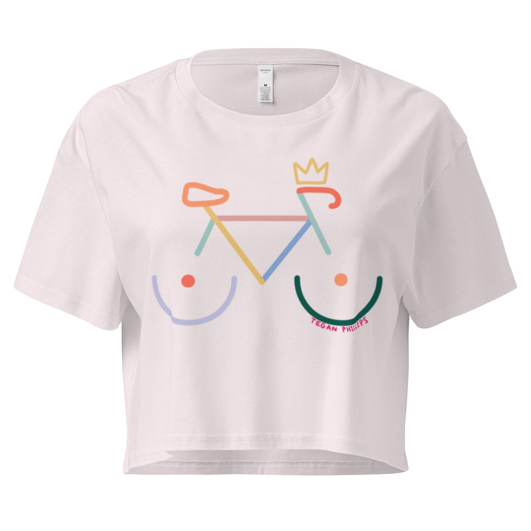 'Bike Rack' Crop Tee - Colour - THE FUN SHOP by Tegan