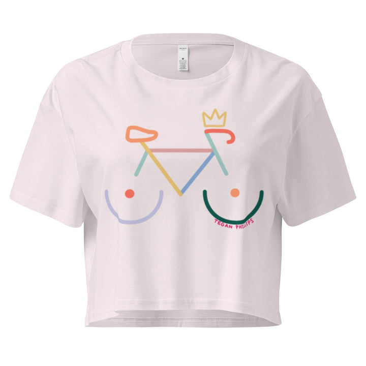 'Bike Rack' Crop Tee - Colour - THE FUN SHOP by Tegan