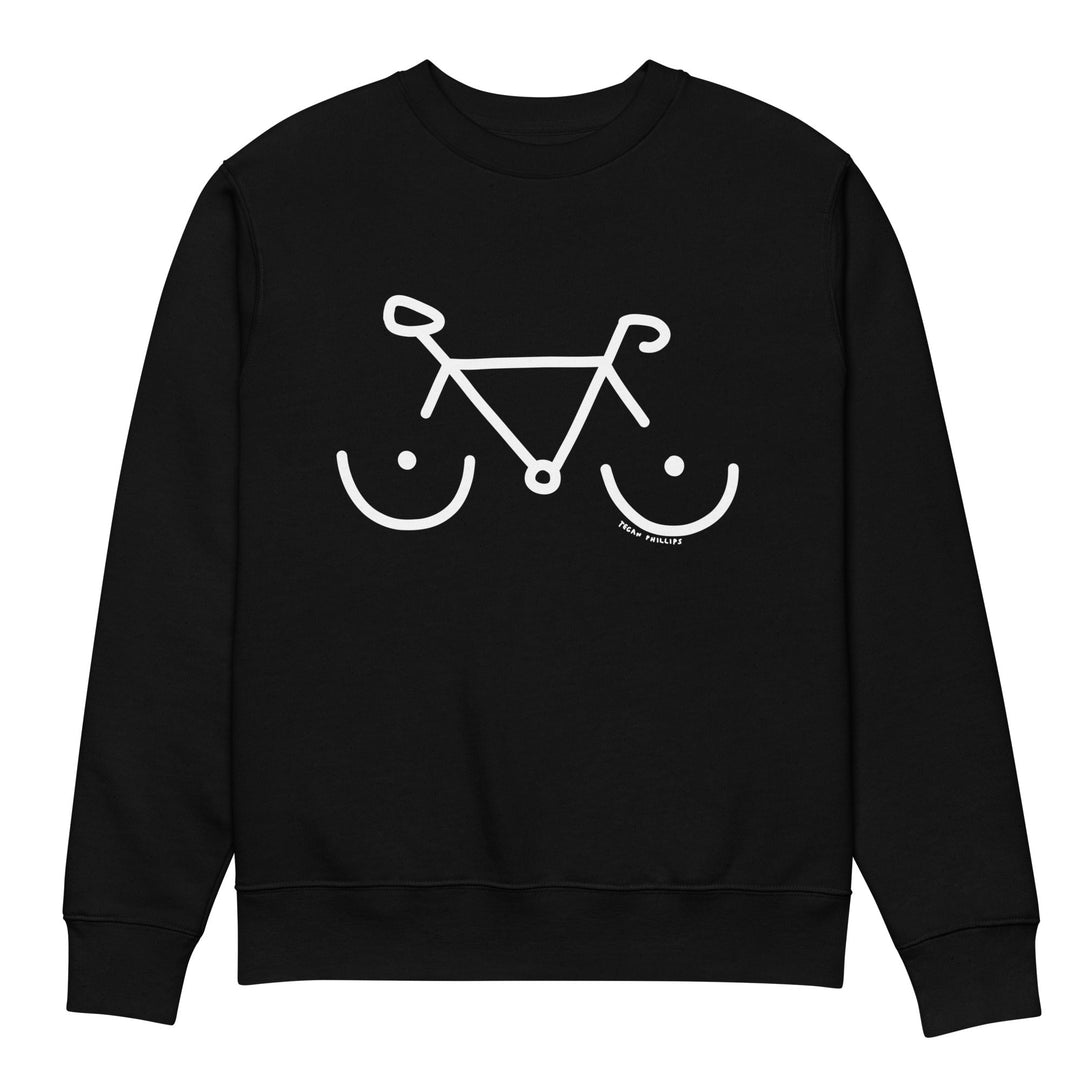 'Bike Rack' Organic Cotton Sweatshirt - The Fun Shop by Tegan