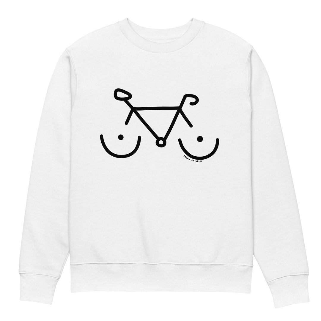 'Bike Rack' Organic Cotton Sweatshirt - The Fun Shop by Tegan