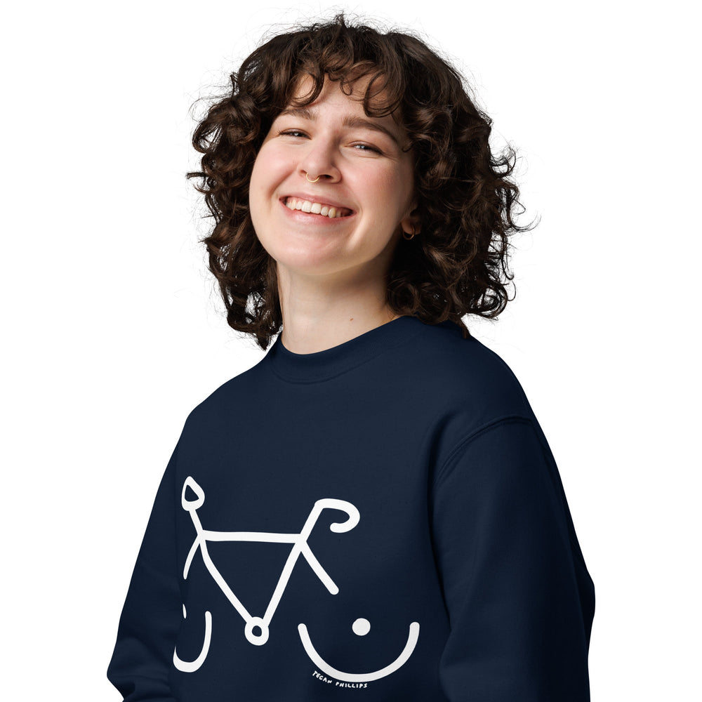 'Bike Rack' Organic Cotton Sweatshirt - The Fun Shop by Tegan
