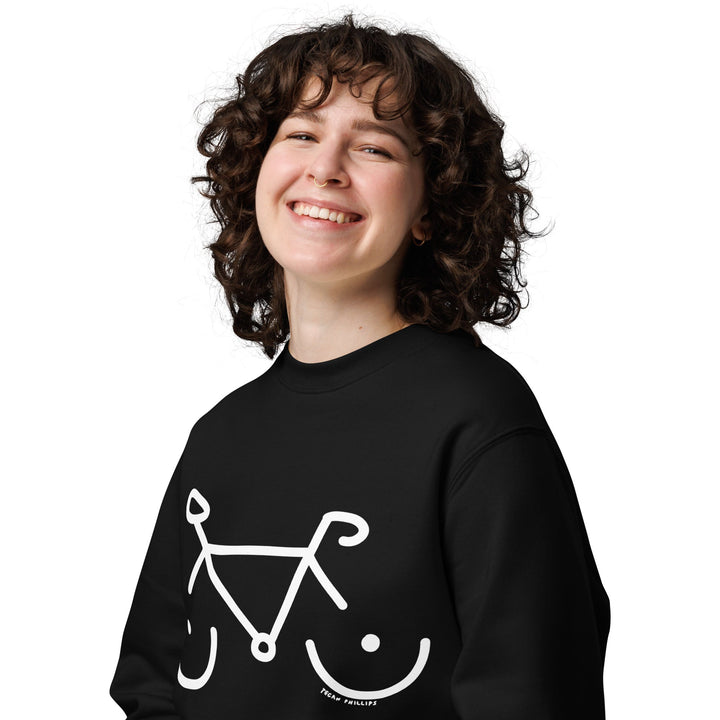 'Bike Rack' Organic Cotton Sweatshirt - The Fun Shop by Tegan