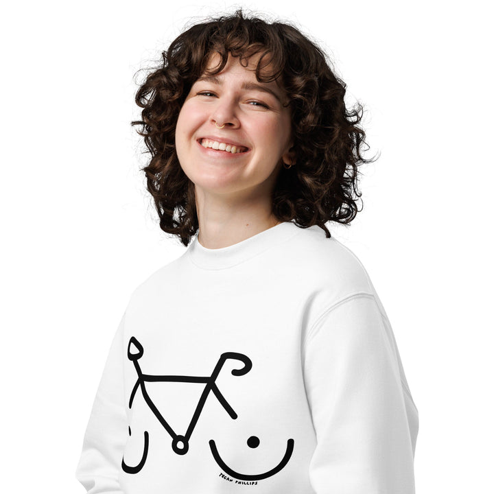 'Bike Rack' Organic Cotton Sweatshirt - The Fun Shop by Tegan