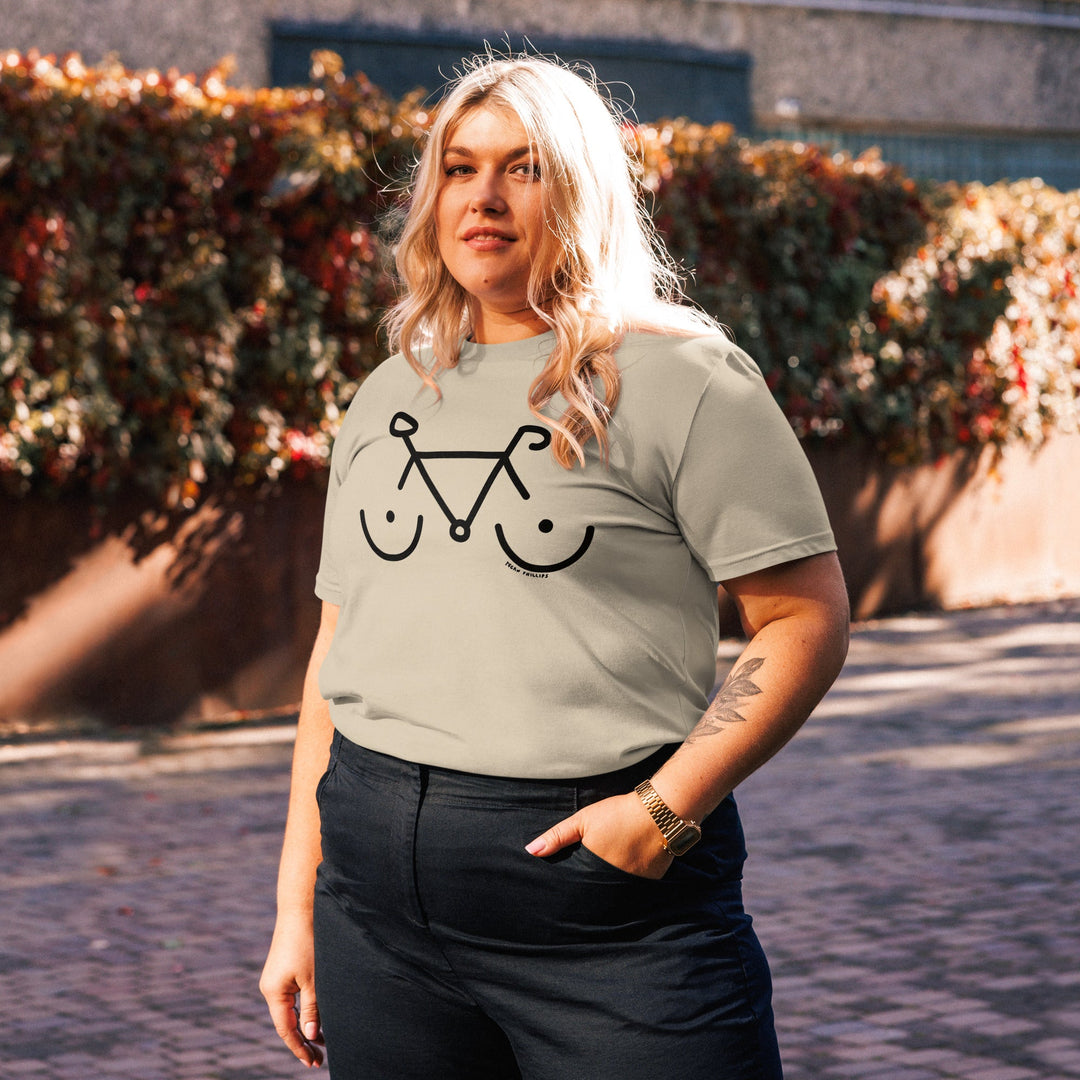'Bike Rack' Organic Cotton Tee - THE FUN SHOP by Tegan