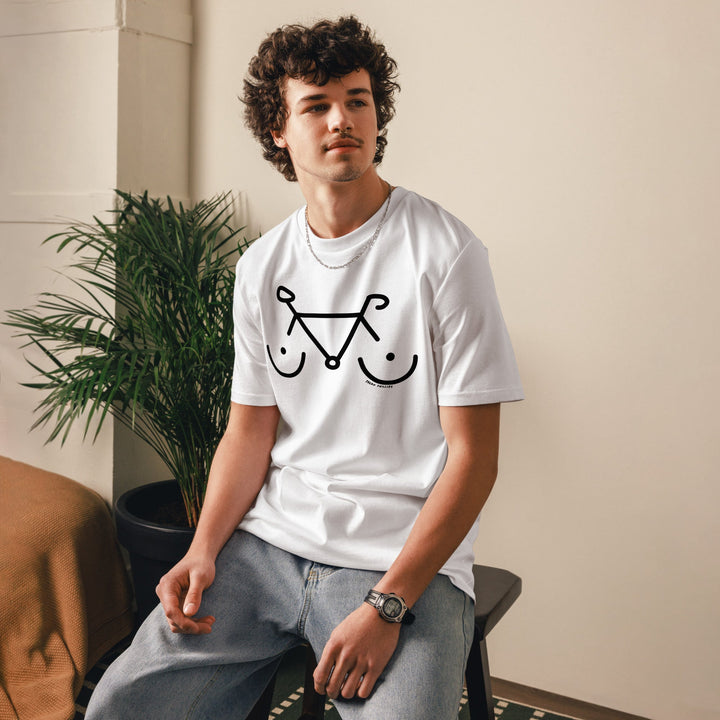 'Bike Rack' Organic Cotton Tee - THE FUN SHOP by Tegan
