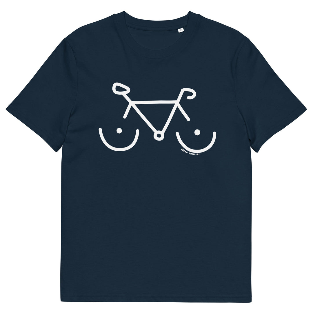 'Bike Rack' Organic Cotton Tee - THE FUN SHOP by Tegan
