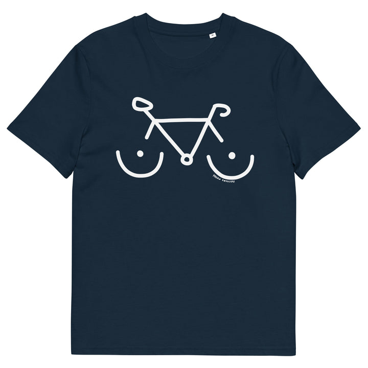 'Bike Rack' Organic Cotton Tee - THE FUN SHOP by Tegan
