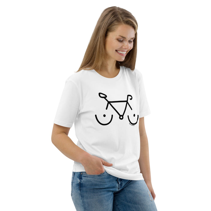 'Bike Rack' Organic Cotton Tee - THE FUN SHOP by Tegan