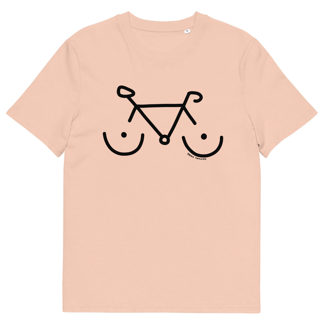 'Bike Rack' Organic Cotton Tee - THE FUN SHOP by Tegan