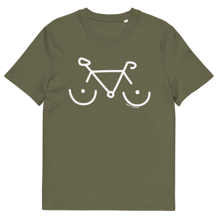 'Bike Rack' Organic Cotton Tee - THE FUN SHOP by Tegan